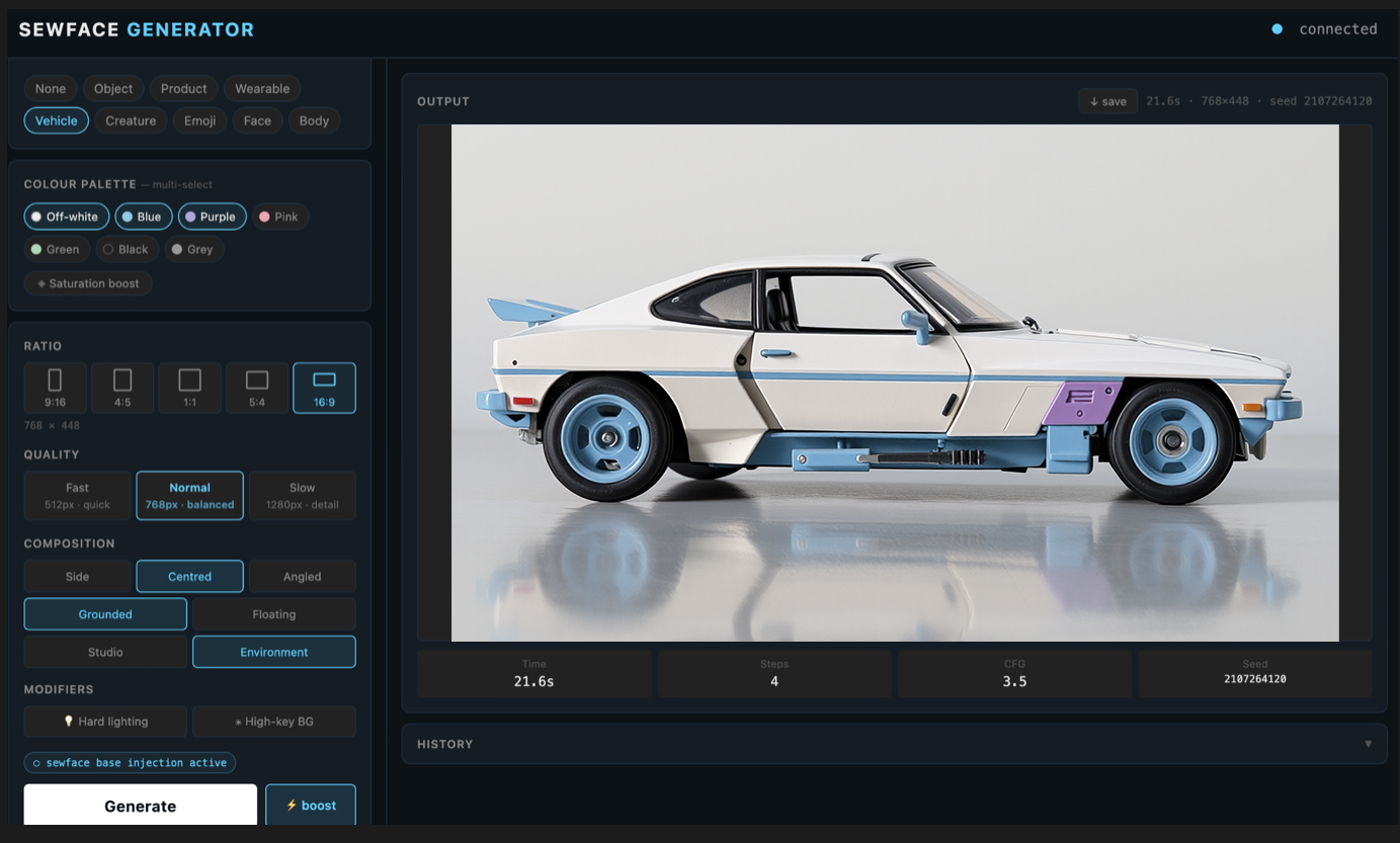 sewface — interface presets