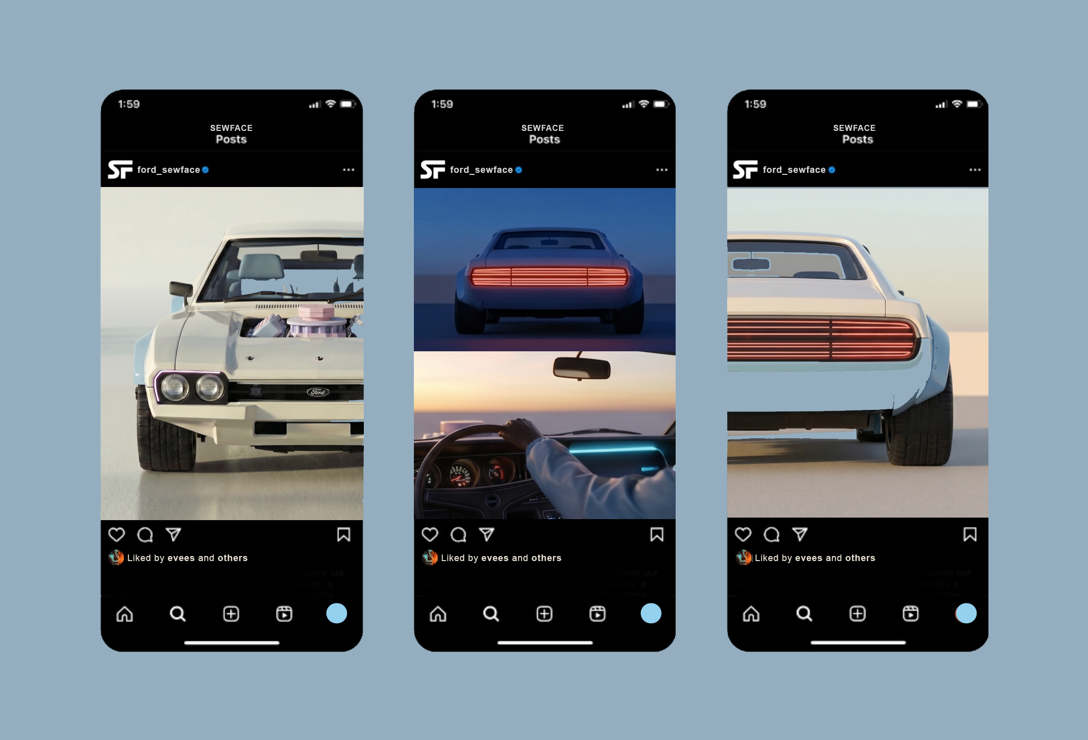 sewface — device mockup